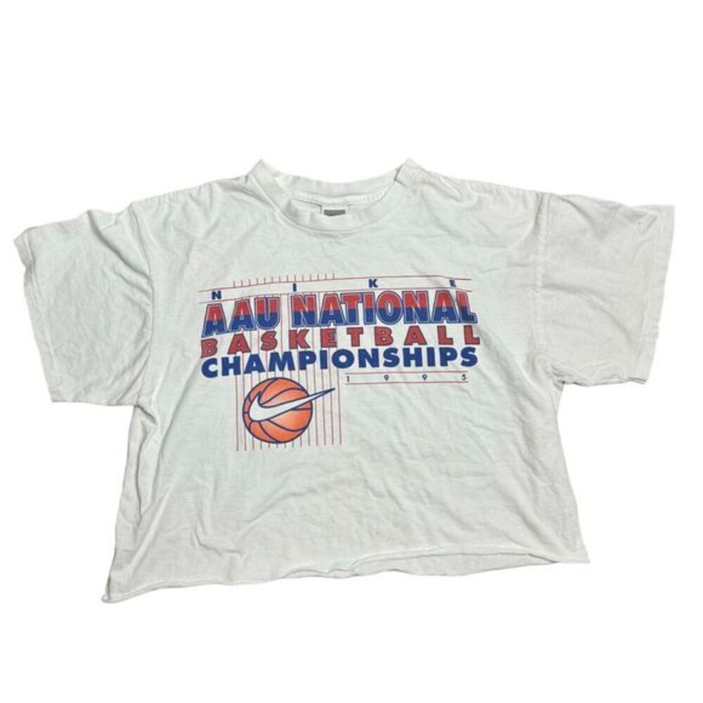 Nike XXL AAU National Basketball Championship 1995 Cropped Single‎ Stitch USA